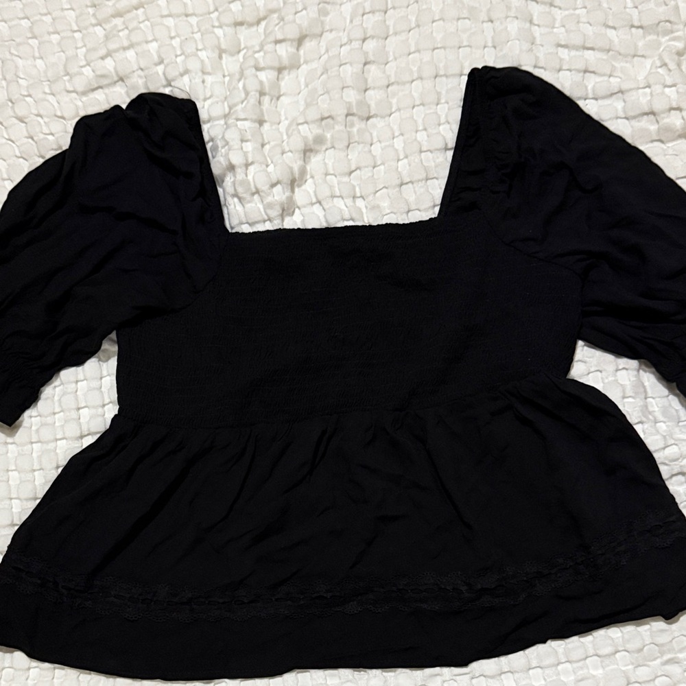 Elegant Black Women's Top